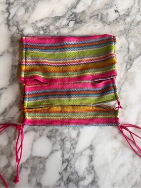 Princess Polly Pink Multi-Color Striped Knit Tube Top